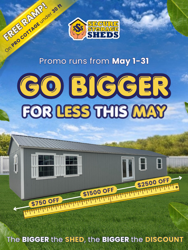 Bigger Sheds for Less Money