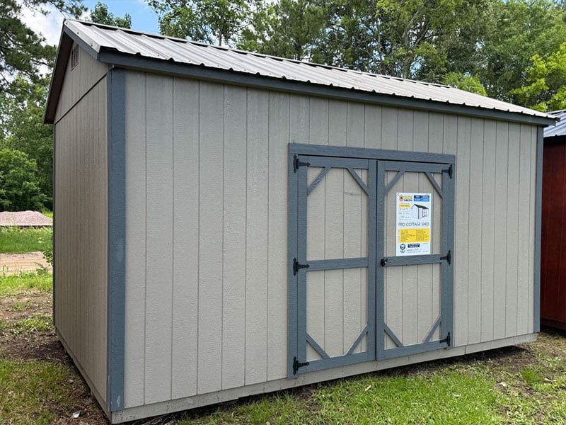 10x16 Pro Series shed available rent-to-own in Texas